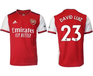 Arsenal rot Home Shirt 2022 Outsize with David Luiz 23 printing