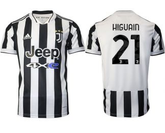 Günstige Fußballtrikots Juventus Heimtrikot 2022 mit Aufdruck Higuain 21