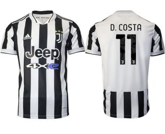 Günstige Fußballtrikots Juventus Turin Heimtrikot 2022 mit Aufdruck D.Costa 11