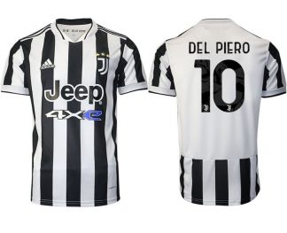 Günstige Fußballtrikots Juventus Turin Heimtrikot 2022 mit Aufdruck Del Piero 10