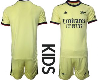 Arsenal FC Auswärts Trikot 2021/22 Away Shirt für Kinder Gelb