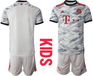 Ausweichtrikot Weiß FC Bayern München Trikot 3rd 2022 Kinder