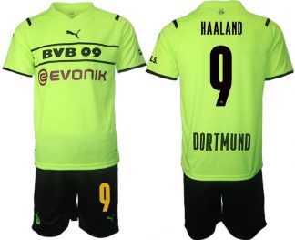 BVB Borussia Dortmund 2022 CUP Trikot Herren gelb/schwarz mit Aufdruck Haaland 9
