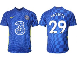 Chelsea Kai Havertz 29# Fußball Trikots Home/Heimtrikots 2022 Kurzarm