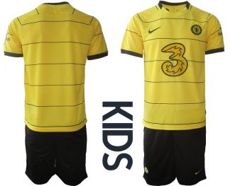 FC Chelsea Fussball Trikot Away 2021/22 für Kinder in gelb