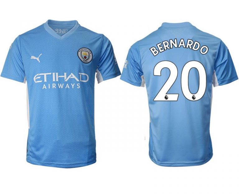 Günstige Manchester City Bernardo Silva #20 Heimtrikot Herren 2022 Kurzarm