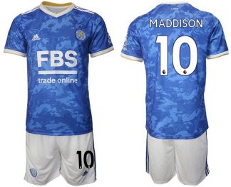 James Maddison #10 Leicester City FC 2022 Home Fußball Trikots Herren