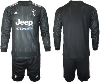 Juventus Turin Herren Auswärts Trikot 2021/22 schwarz weiß