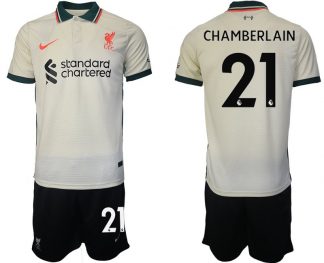 Liverpool Away Stadium Shirt 2021-22 mit Aufdruck CHAMBERLAIN 21