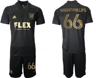 Los Angeles FC LAFC 2021 Black Gold Replica Jersey Wright-Phillips 66