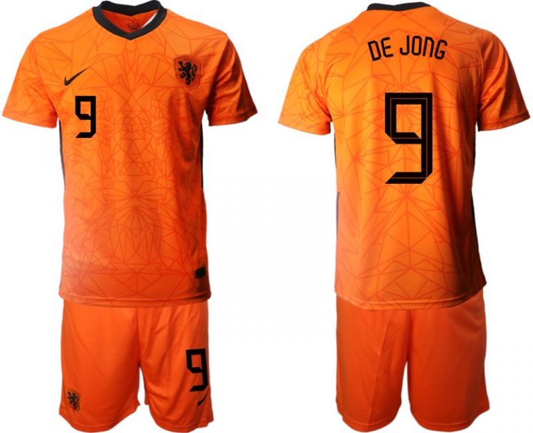 Niederlande Heimtrikot Orange EM 2020/21 kaufen – DE JONG 9