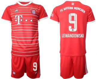 Trikotsatz FC Bayern München Heimtrikot 2022-2023 Herren Lewandowski 9