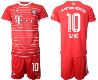 Trikotsatz FC Bayern München Heimtrikot 2022-2023 Shirt Herren Sané 10