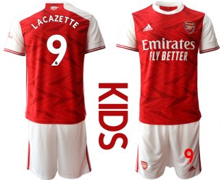 FC Arsenal Torwart Trikot Trikotsatz rot weiß Kurzarm + Kurze Hosen Kinder LACAZETTE 9