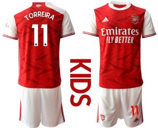 FC Arsenal Torwart Trikot Trikotsatz rot weiß Kurzarm + Kurze Hosen Kinder TORREIRA 11