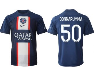 Fussballtrikots Günstig Paris Saint Germain PSG für die Saison 22-23 Herren Heimtrikot Kurze Hosen DONNARUMMA 50