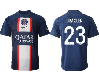 Paris Saint Germain PSG für die Saison 22-23 Herren Heimtrikot Online Bestellen mit Aufdruck DRAXLER 23
