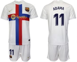Herren FC Barcelona 2022/23 Ausweichtrikot weiß Online Kaufen ADAMA 11