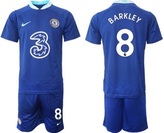 Herren Fussballtrikots Chelsea FC 22-23 Heimtrikot blau Online Bestellen mit Aufdruck BARKLEY 8