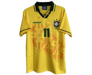 Herren Vintage Signed Brasilien Fußball Heimtrikot 1991-1993 Umbro Cafu Brasil Online Bestellen