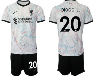 Fussballtrikots Günstig FC Liverpool 2022-23 Auswärtstrikot Trikotsatz für Herren DIOGO J. 20