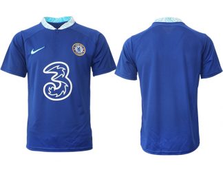 Herren Chelsea FC Heimtrikot 2022-23 blau Kurzarm Fußball Trikot selbst gestalten