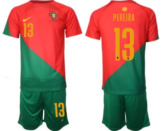 Portugal 2022-2023 Heim Trikot für Herren Fußballtrikot mit Aufdruck PEREIRA 13