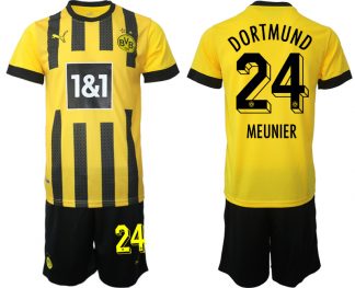 Bestseller Fußballtrikot Borussia Dortmund BVB Heimtrikot 2023 für Herren MEUNIER 24
