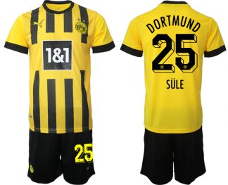 Bestseller Fußballtrikot Borussia Dortmund BVB Heimtrikot 2023 für Herren SÜLE 25
