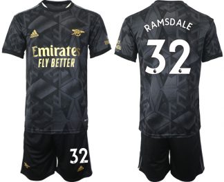 Fußballtrikots im Sale Arsenal Auswärtstrikot 2023 schwarz-goldene für Herren RAMSDALE 32