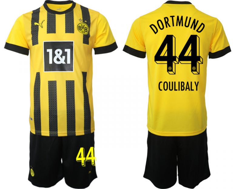 Herren Borussia Dortmund BVB Heimtrikot 2023 bestellen mit Aufdruck COULIBALY 44