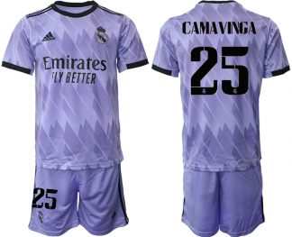 Herren Real Madrid 2022-2023 Auswärtstrikots bestellen mit Aufdruck CAMAVINGA 25