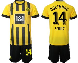 SCHULZ #14 Borussia Dortmund BVB Heimtrikot 2023 für Herren Online Verkauf