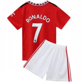 Kinder Trikotsatz Manchester United 22-23 Heimtrikot + Kurze Hosen Ronaldo 7