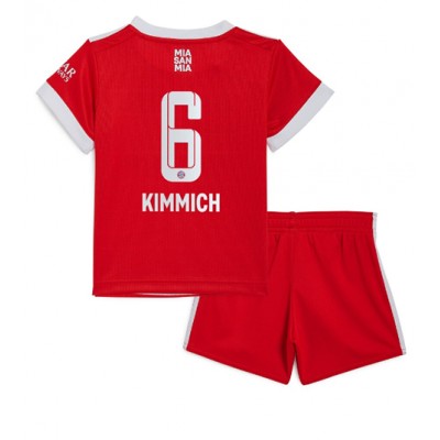 Kinderheim Trikot Bayern München 2022-23 Kurzarm Trikotsatz Joshua Kimmich 6