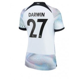 Damen Fußballtrikot Liverpool Auswärtstrikot 2022-23 Kurzarm Darwin Nunez 27