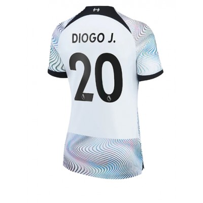 Damen Fußballtrikot Liverpool Auswärtstrikot 2022-23 Kurzarm Diogo Jota 20