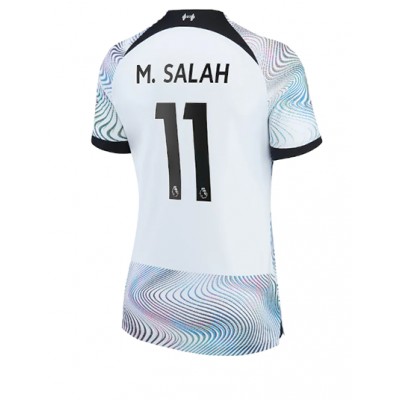 Damen Fußballtrikot Liverpool Auswärtstrikot 2022-23 Kurzarm Mohamed Salah 11