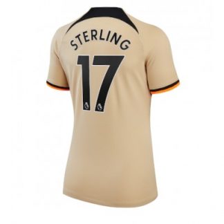 Fußballtrikot für Frauen Chelsea 3rd trikot 2022-23 Kurzarm bestellen Raheem Sterling 17