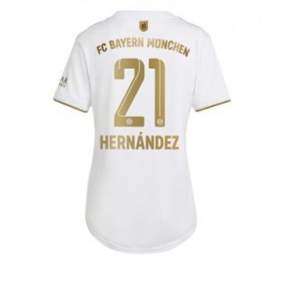 Fußballtrikot für Frauen FC Bayern Munich Auswärtstrikot 2022-23 Kurzarm Lucas Hernandez 21