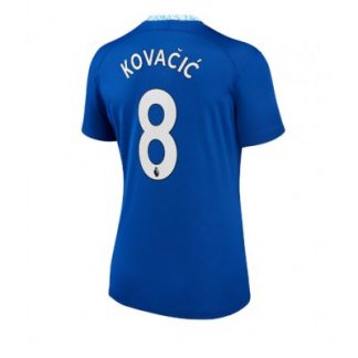 Fußballtrikots für Damen Chelsea Heimtrikot 2022-23 Kurzarm Mateo Kovacic 8