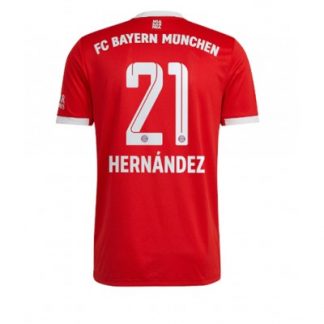 Herren Fußballtrikots Bayern Munich Heimtrikot 2022-23 Kurzarm Lucas HERNÁNDEZ 21