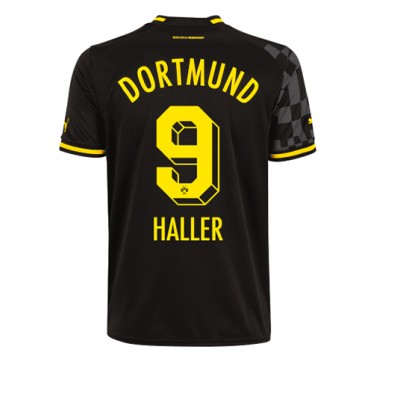 Billige Fussballtrikots Borussia Dortmund BVB Auswärtstrikot 2022-23 Kurzarm Sebastien HALLER 9