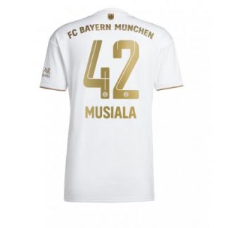 Fußballtrikot für Herren Bayern Munich Auswärtstrikot 2022-23 Kurzarm Jamal Musiala 42
