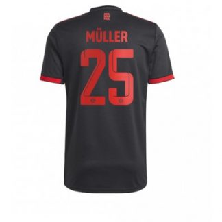 Günstig Fußballtrikots Bayern Munich 3rd trikot 2022-23 Kurzarm Thomas MÜLLER 25