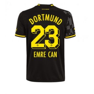 Günstig Fussballtrikots Borussia Dortmund BVB Auswärtstrikot 2022-23 Kurzarm EMRE CAN 23