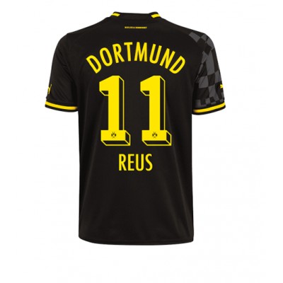 Neue Fußballtrikots Borussia Dortmund BVB Auswärtstrikot 2022-23 Kurzarm Marco Reus 11