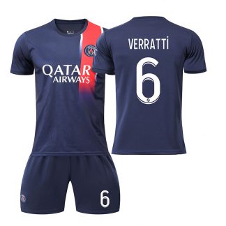 Neuen Herren Paris Saint-Germain PSG 23-24 Heimtrikot bestellen mit Aufdruck VERRATTi 6