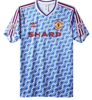 Vintage Manchester United 1991/92 AWAY LEAGUE CUP FINAL Auswärtstrikot