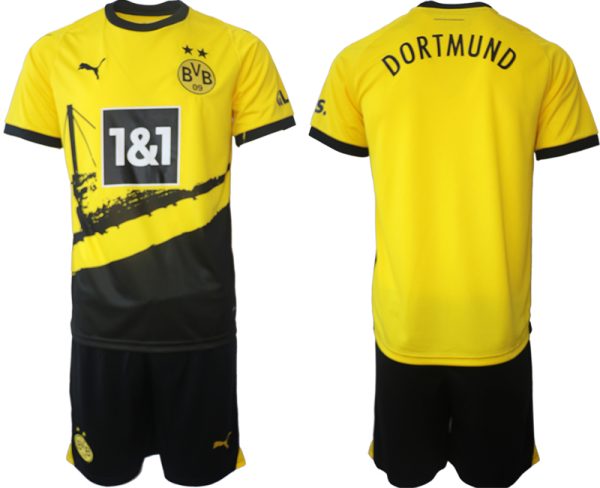 Borussia Dortmund BVB Heimtrikot 2023/24 Trikotsatz für Herren